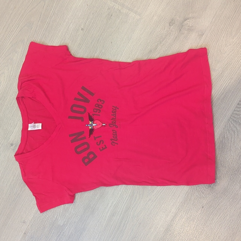 Bon Jovi Red Graphic Tee